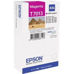 Epson T7013 Magenta Ink Cartridge (3400 Pages) - Original Epson pack for WorkForce Pro WP-4015DN, WP-4020, WP-4025DW, WP-4095DN, WP-4515DN, WP-4525DNF, WP-4530, WP-4535DNF, WP-4540, WP-4595DNF